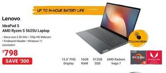 Visions Electronics Lenovo ideapad 5 amd ryzen 5 5625u laptop offer