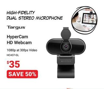 Visions Electronics Targus hypercam hd webcam offer