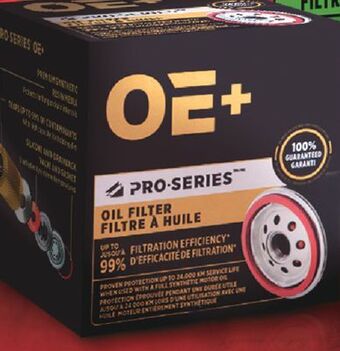 PartSource Pro-series® oe + oil filters offer