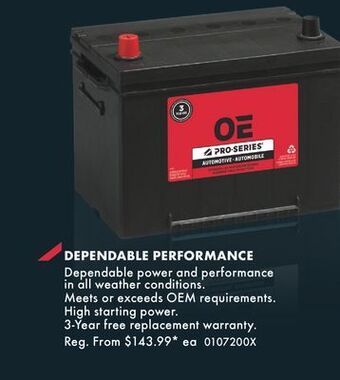 PartSource Dependable performance offer