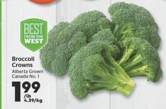 Calgary Co-op Broccoli Crowns offer