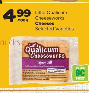 Little Qualicum Cheeseworks Cheeses