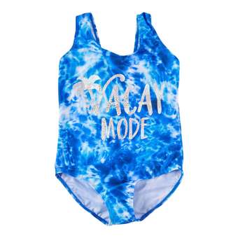 Giant Tiger Bella & birdie girl's vacation tie dye swimsuit offer