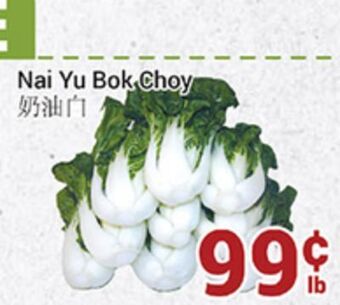 Oceans Fresh Food Market Nai yu bok choy offer