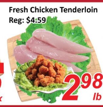 Seasons Foodmart Fresh chicken tenderloin offer