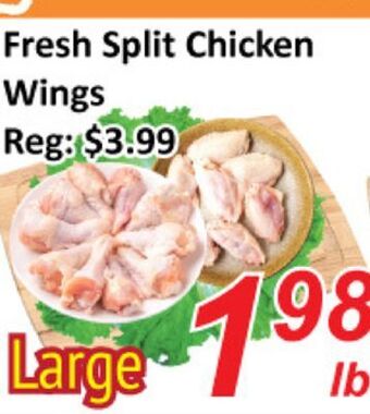 Seasons Foodmart Fresh split chicken wings offer
