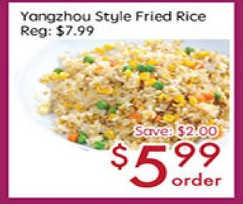 Sunny Food Mart Yangzhou style fried rice offer