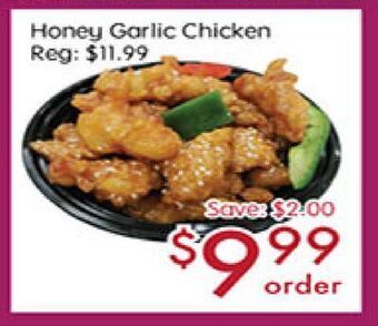 Sunny Food Mart Honey garlic chicken offer
