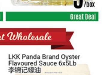 Nations Fresh Foods Lkk panda brand oyster flavoured sauce offer