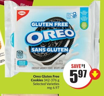 FreshCo Oreo Gluten Free Cookies 342-376 g offer