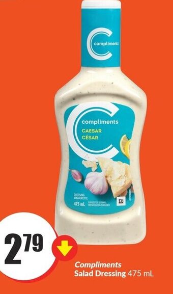 FreshCo Compliments Salad Dressing 475 mL offer