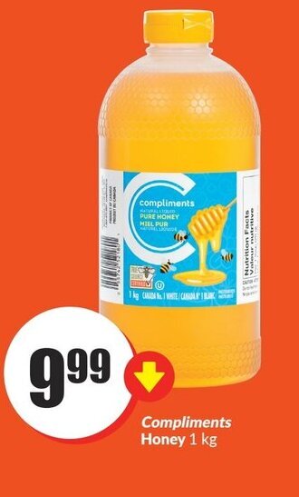 FreshCo Compliments Honey 1 kg offer