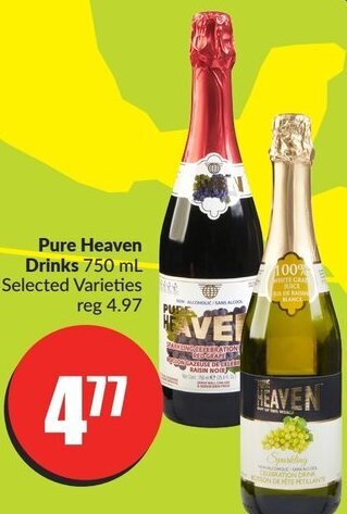 FreshCo Pure Heaven Drinks 750 mL offer