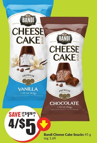 FreshCo Bandi Cheese Cake Snacks 45 g offer