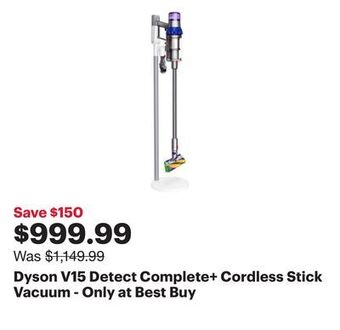 Best Buy Dyson v15 detect complete+ cordless stick vacuum - only at best buy offer