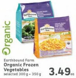 Earthbound Farm Organic Frozen Vegetables selected 300 g - 350 g