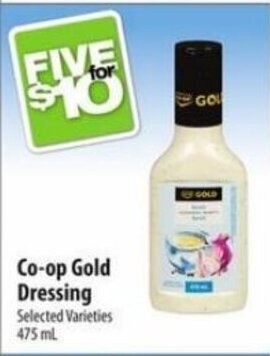 Co-Op Food Co-op Gold Dressing 475 mL offer