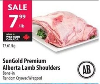 Co-op SunGold Premium Alberta Lamb Shoulders offer