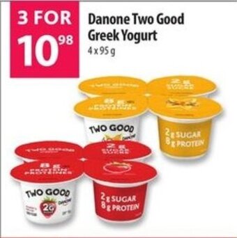 Co-op Danone Two Good Greek Yogurt 4 x 95 g offer