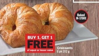 Foodland Croissants 6 pk 372 g offer