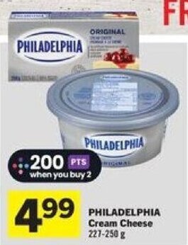 Foodland PHILADELPHIA Cream Cheese 227 - 250 g offer