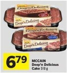Foodland MCCAIN Deep'n Delicious Cake 510 g offer