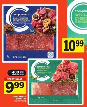 Foodland COMPLIMENTS Salami Trio dry-Cured 250 g offer