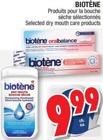 Jean Coutu BIOTÈNE Selected dry mouth care products offer