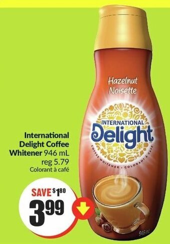 FreshCo International Delight Coffee Whitener 946 mL offer