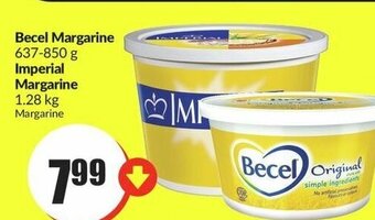 FreshCo Becel Margarine 637-850 g Imperial Margarine 1.28 kg offer