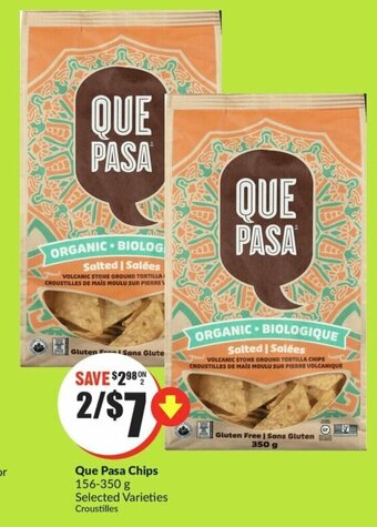 FreshCo Que Pasa Chips 156-350g offer