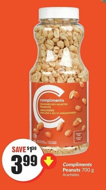FreshCo Compliments Peanuts 700 g offer