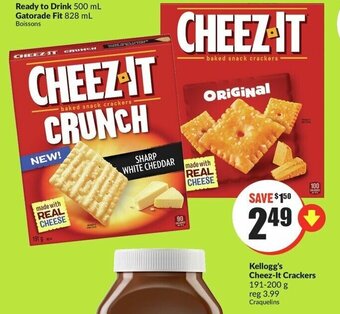 FreshCo Kellogg's Cheez-It Crackers 191-200 g offer