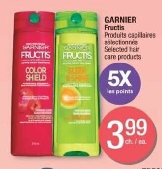 Jean Coutu GARNIER Selected hair care products offer