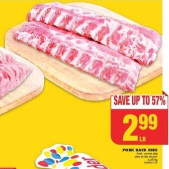 No Frills PORK BACK RIBS offer