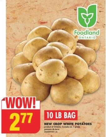No Frills NEW CROP WHITE POTATOES offer