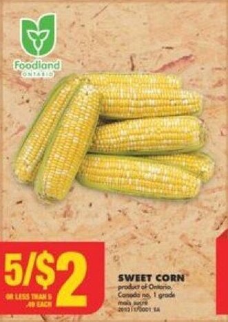 No Frills SWEET CORN offer
