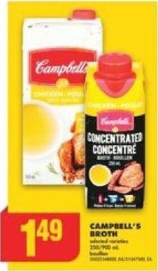 No Frills CAMPBELL'S BROTH offer