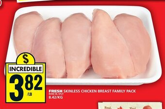 Food Basics FRESH SKINLESS CHICKEN BREAST offer