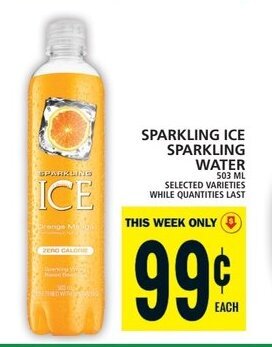 Food Basics SPARKLING ICE SPARKLING WATER offer