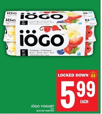 Food Basics IÖGO YOGURT offer
