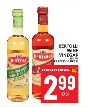 Food Basics BERTOLLI WINE VINEGAR offer