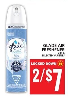 Food Basics GLADE AIR FRESHENER offer