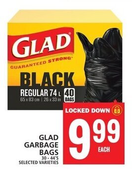 Food Basics GLAD GARBAGE BAGS offer