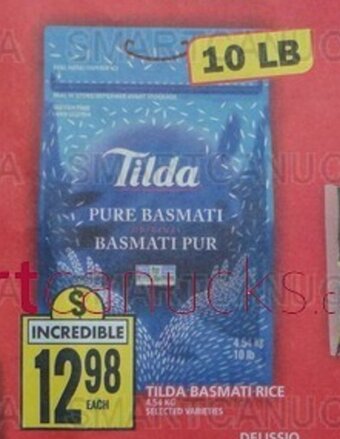 Food Basics TILDA BASMATI RICE offer