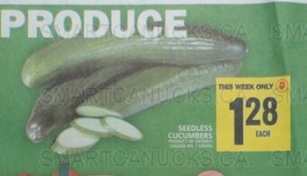 Food Basics SEEDLESS CUCUMBERS offer