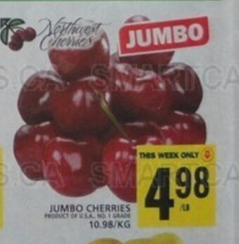 Food Basics JUMBO CHERRIES offer