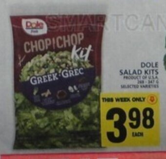 Food Basics DOLE SALAD KITS offer