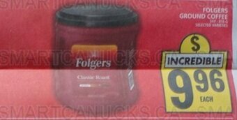 Food Basics FOLGERS GROUND COFFEE offer