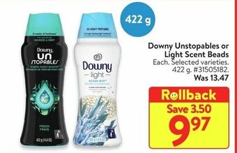 Walmart Downy Unstopables or Light Scent Beads offer